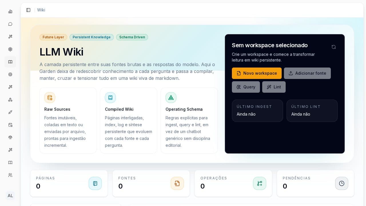 Screenshot real da tela do Wiki com conteúdo em markdown